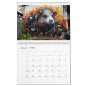 Calendrier des graffitis de porc de Guinée (Jan 2026)