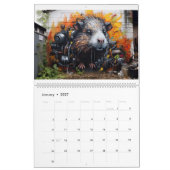 Calendrier des graffitis de porc de Guinée (Jan 2027)
