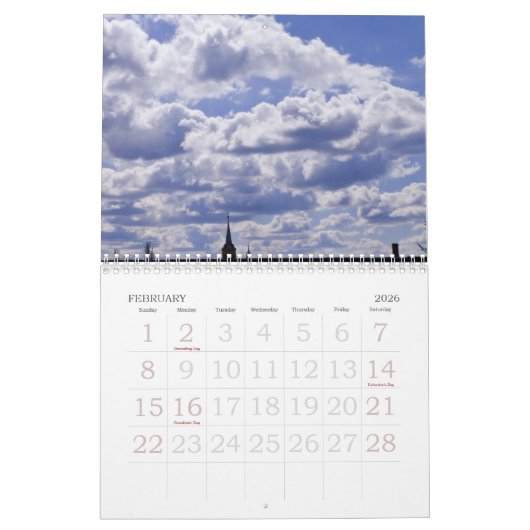 Calendrier des grands murs d'impression 2023 - Nua (Feb 2026)