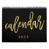Calendrier des grands nombres 2023 Faux mois d'or (Protection)