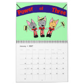 Calendrier des guerriers (Jan 2027)