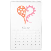 Calendrier des Happy Hearts 2026 (Jan 2027)