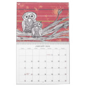 Calendrier des hiboux 2012 (Jan 2026)