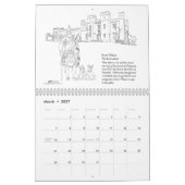 CALENDRIER des Highlanders écossais et des château (Mar 2027)