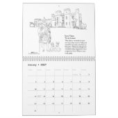 CALENDRIER des Highlanders écossais et des château (Jan 2027)