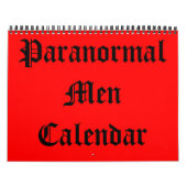 Calendrier des hommes paranormal (Protection)
