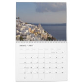 Calendrier des îles grecques de Santorin 2026 (Jan 2027)