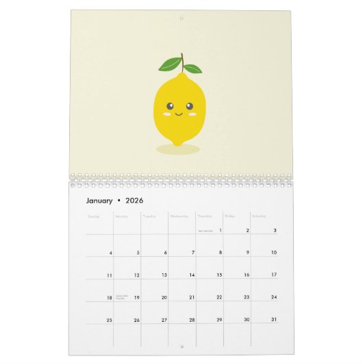 Calendrier des illustrations de découpe (Jan 2026)