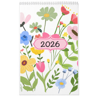 Calendrier des illustrations florales lunaires 202