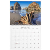 Calendrier des images côtières de l'Oregon (Jan 2027)