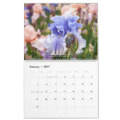 Calendrier des Irises Haut Portés pour 2021 (Feb 2027)