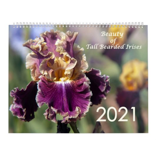 Calendrier des Irises Haut Portés pour 2021 (Protection)