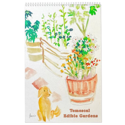 Calendrier des jardins comestibles de Temescal (Protection)
