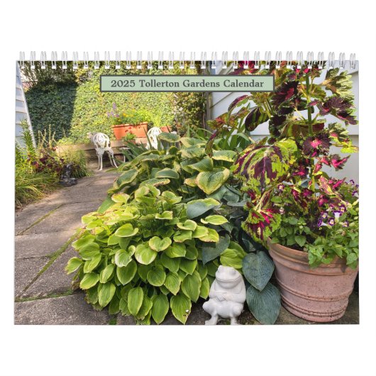 Calendrier des jardins de Tollerton 2025 (Protection)