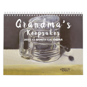Calendrier des Keepsakes de grand-mère