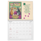 Calendrier des Kitties choyées (Mar 2026)