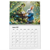 Calendrier des lapins au travail (Jan 2027)