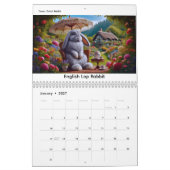 Calendrier des lapins du monde (Jan 2027)