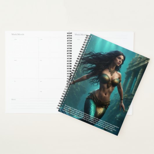 Calendrier des légendes Mermaid (Devant avec enveloppe)