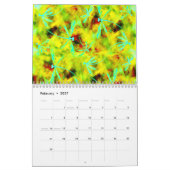 Calendrier Des libellules célestes sur un ciel étoilé (Feb 2027)