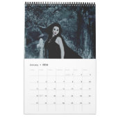 Calendrier des livres d'art pour filles gothiques  (Jan 2026)