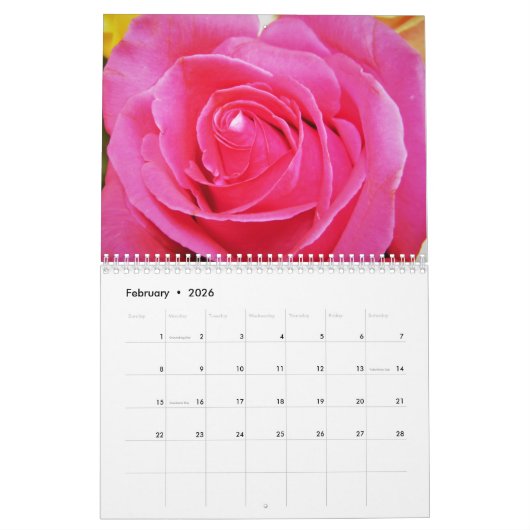 Calendrier des macros de fleurs (Feb 2026)