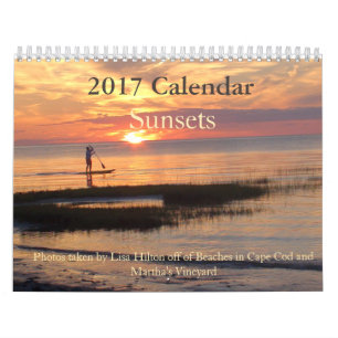 Calendrier des magnifiques couchers de soleil 2017