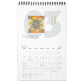 Calendrier des Mandalas Fleurs (Mar 2027)