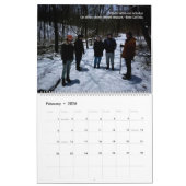 Calendrier des marches Woods 2025 (Feb 2026)