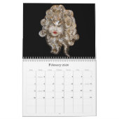Calendrier des masques vénitiens (Feb 2026)