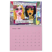 Calendrier des mauvaises filles (Jan 2027)