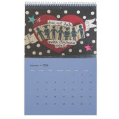 Calendrier des mauvaises filles (Jan 2026)