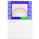 Calendrier des Mazes 12 mois (Mar 2026)