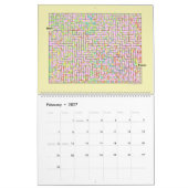 Calendrier des Mazes 12 mois (Feb 2027)