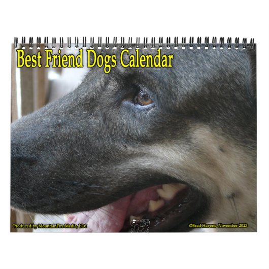 Calendrier des meilleurs chiens amis! (Protection)