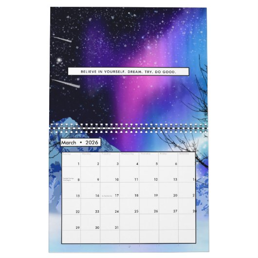 Calendrier des Merveilles d'hiver (Mar 2026)