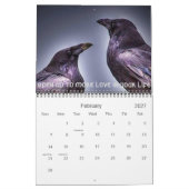 Calendrier des messages 2016 d'esprit de Raven (Feb 2027)