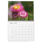 Calendrier des modèles et des fleurs (Feb 2027)