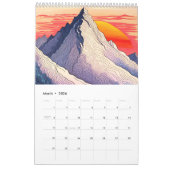 Calendrier des montagnes 2024 (Mar 2026)