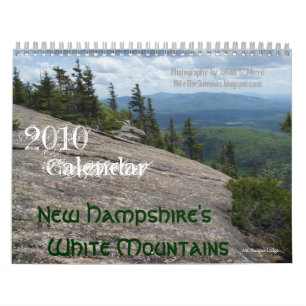 Calendrier des montagnes blanches 2010
