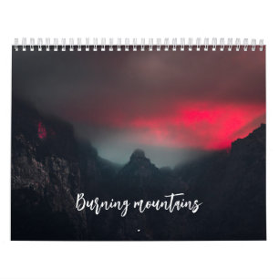 Calendrier des montagnes en feu