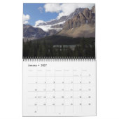 Calendrier des Montagnes Rocheuses canadiennes 202 (Jan 2027)