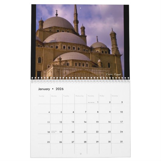 Calendrier des mosquées (Jan 2026)