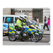 Calendrier des motos de police 2026 (Protection)