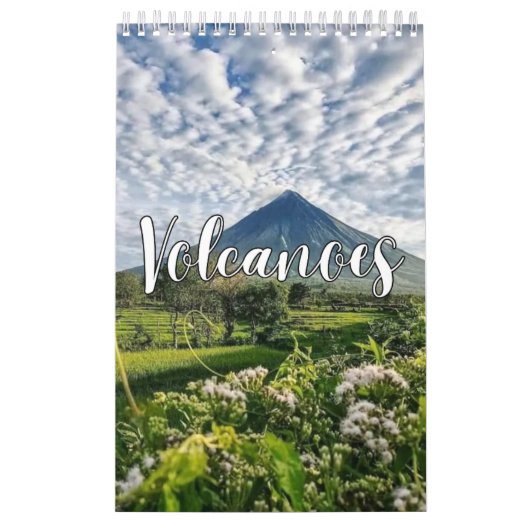 Calendrier des murs de collection de volcans (Protection)