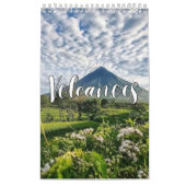 Calendrier des murs de collection de volcans (Protection)