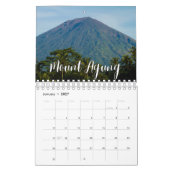 Calendrier des murs de collection de volcans (Jan 2027)
