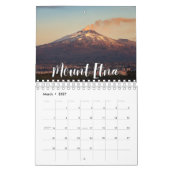 Calendrier des murs de collection de volcans (Mar 2027)