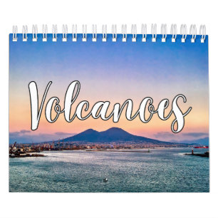 Calendrier des murs de collection de volcans