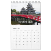 Calendrier des murs de la collection de châteaux (Mar 2027)